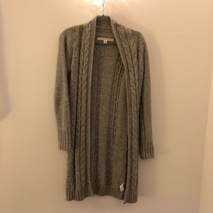 Long Grey Sweater/Cardigan